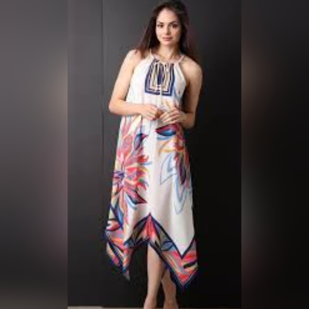 Jealous Tomato Halter Midi Dress Size S